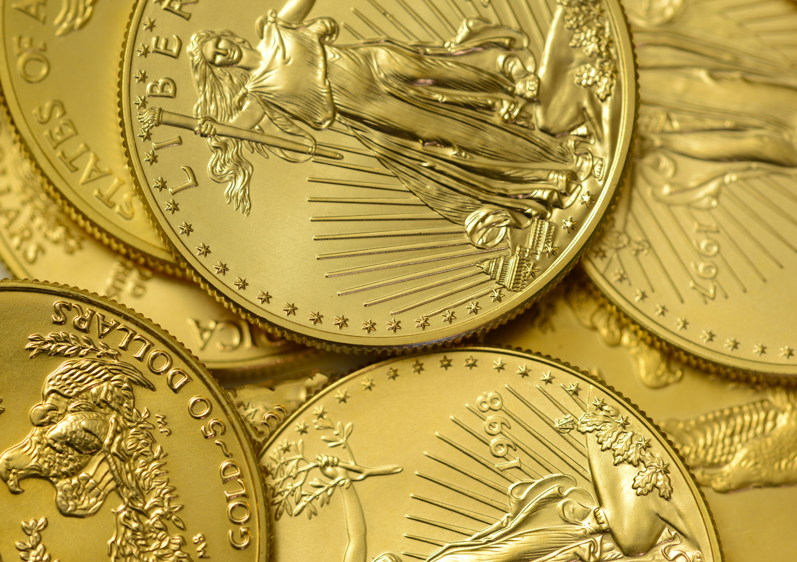 Gold coins, a rare precious metal to geologists and chemists and a symbol of value for economists and the worlds banks